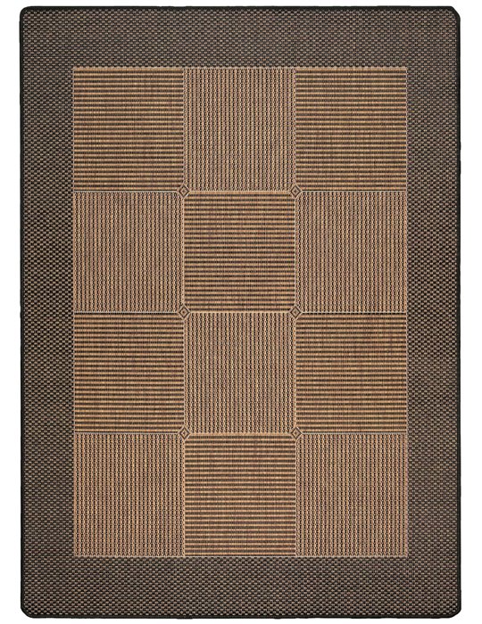 Flatvävd Matta Brick Svart Cm Färg: Svart Storlek: 80x230cm
