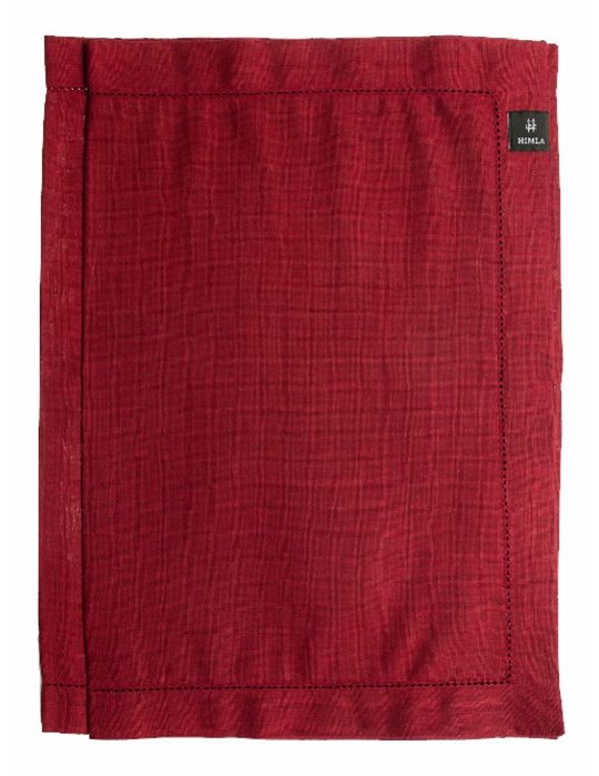Bomullsmatta Ebba Deep Red 37x50cm Färg: Deep Red Storlek: 37x50cm 2-pack