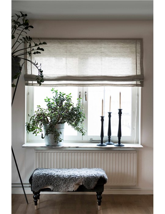 Hissgardin Ebba Vit Cm