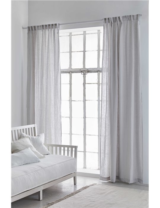 Gardinlängd Med Veckband Sunshine Gardinlängd Vit Cm