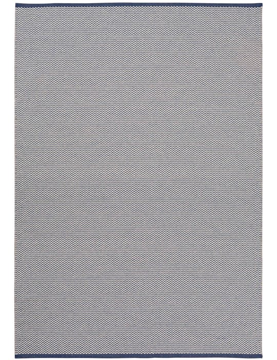 Handvävd Ullmatta Orust Blå Cm Färg: Blå Storlek: 75x150cm