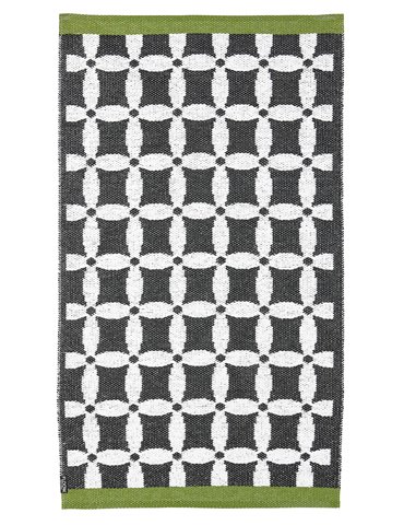 Plastmatta Black & White Tyr