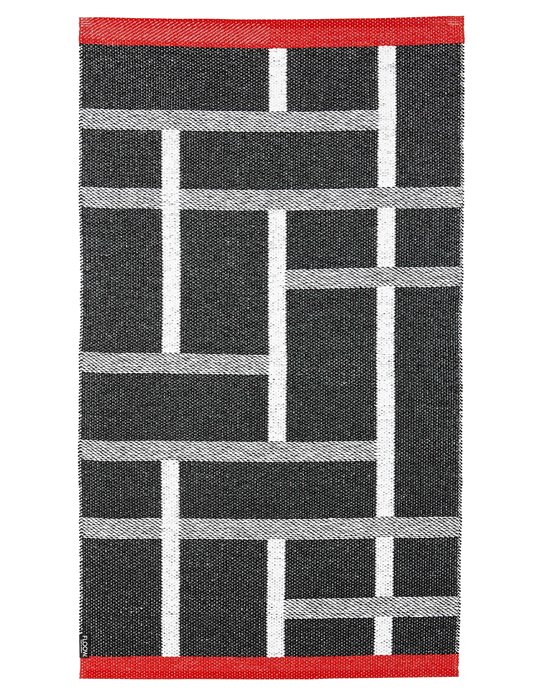 Plastmatta Black & White Gorm Cm Färg: Gorm Storlek: 80x280cm