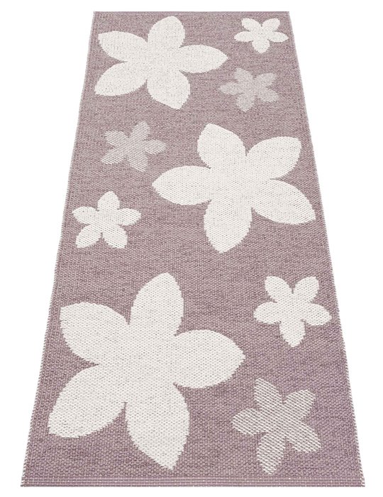 Plastmatta Flower Ljung  Färg: Ljung Storlek: 70x100cm