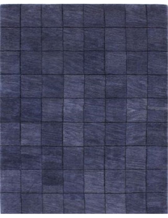 Handtuftad Ullmatta Viva Mörk Blå Färg: Mörk blå Storlek: 140x200 cm