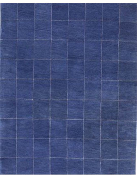 Handtuftad Ullmatta Viva Ljus Blå Färg: Ljus blå Storlek: 140x200 cm