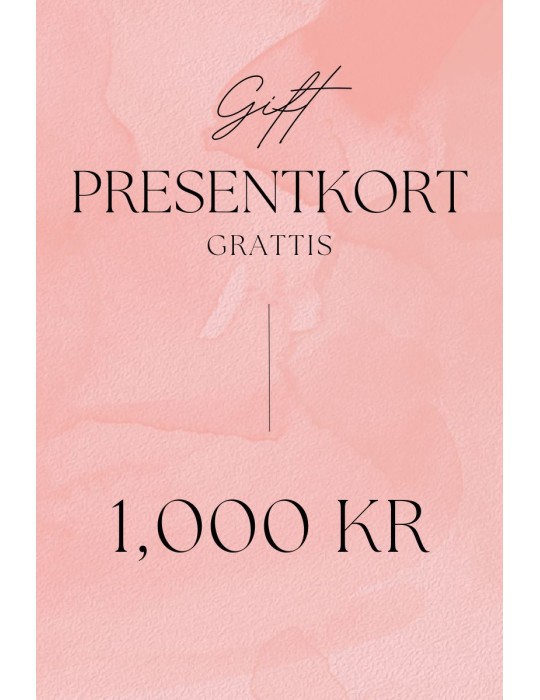 Presentkort 1,000 kr
