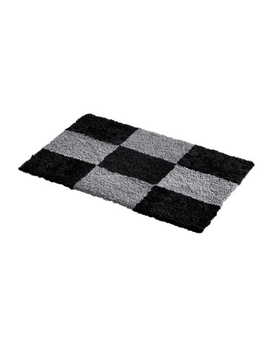 Fårskinnsmatta Chess Antracitgrå/Svartcm Färg: Antracitgrå/Svart Storlek: 60x90 cm