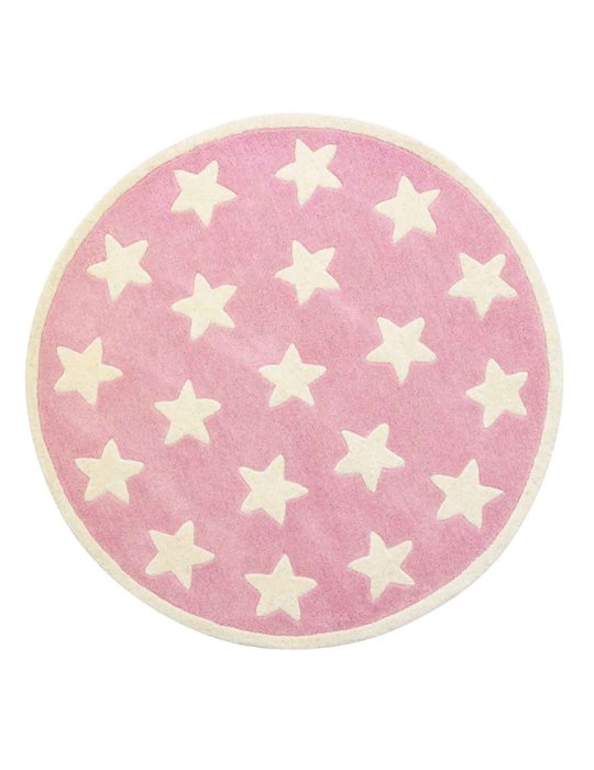Star - Små Stjärnor Rosa  Cm Färg: Rosa Storlek: Rund 120 cm