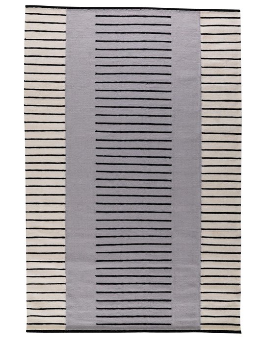 Handvävd Ullmatta Strimma Grå Cm Färg: Grå Storlek: 200x300 cm